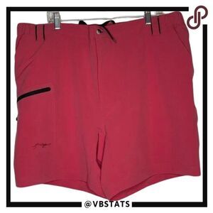True Flies Ruby Red Outdoor Adventure Shorts in Size XXL